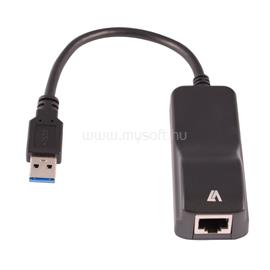 V7 Gigabit Ethernet Adapter USB-A / RJ45 (fekete) CBLUSB3RJ-1E small
