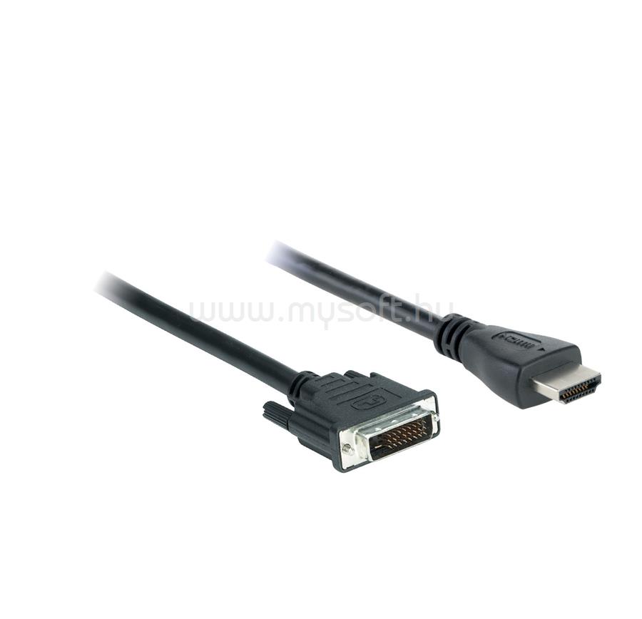 V7 HDMI 1.4 Apa / DVI-D Apa kábel 2m