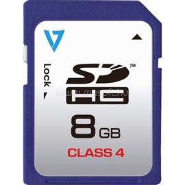 V7 SD CARD 8GB SDHC CL4 RETAIL VASDH8GCL4R-2E small