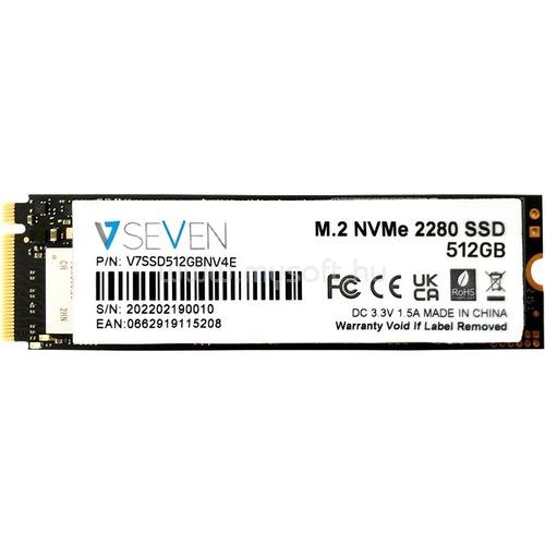 V7 SSD 512GB M.2 2280 NVMe 3D TLC