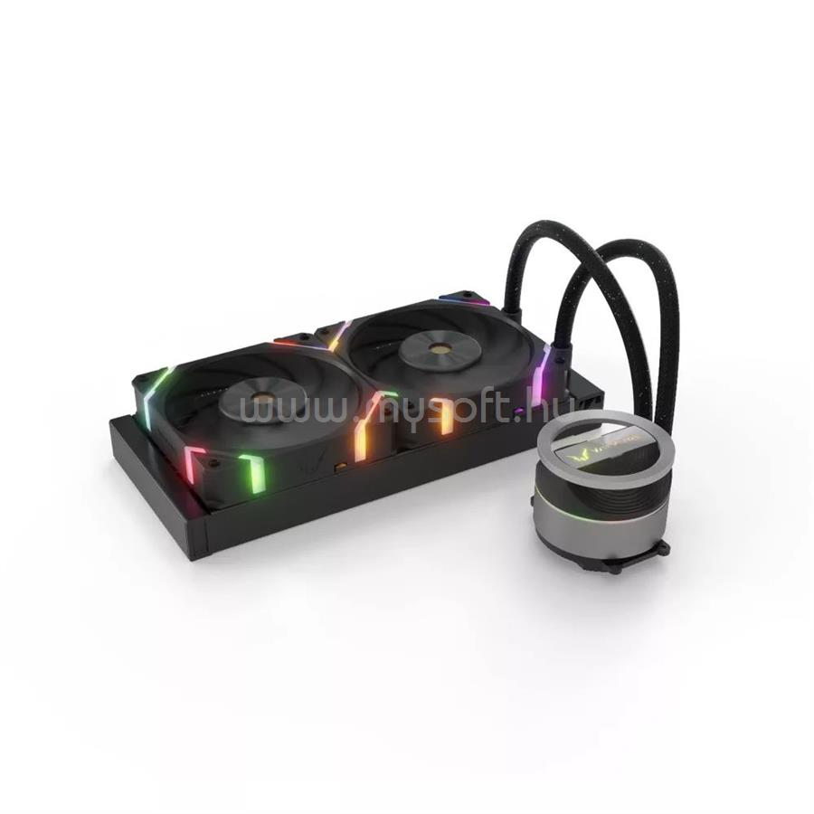 VALKYRIE Dragonfang 240 ARGB AiO CPU Liquid Cooler Black