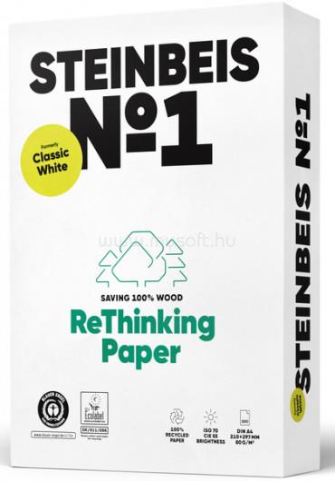 VALUE A/4 Steinbeis No.1 Classic White 80g. újrahasznosított másolópapír ISO 70-as fehérségű