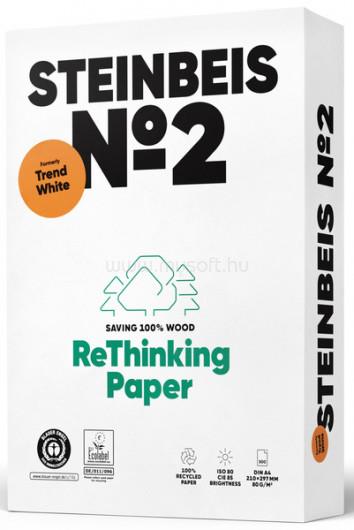 VALUE A/4 Steinbeis No.2 Trend White 80g. újrahasznosított másolópapír ISO 80-as fehérségű