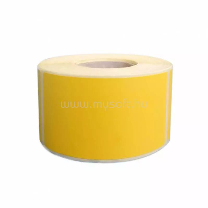 VALUE Tekercses PAPÍR címke 100x150mm 260 db/tekercs (sárga)