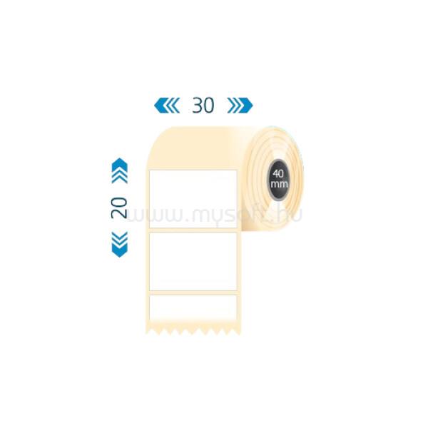 VALUE Tekercses PAPÍR címke 30x20mm 3500 db/tekercs