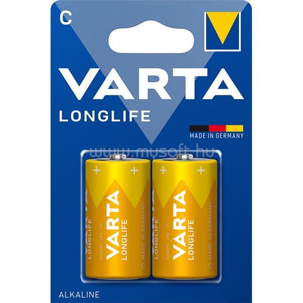 VARTA 4114101412 Longlife Baby C (LR14) alkáli elem 2db/bliszter