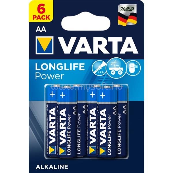 VARTA 4906121446 Longlife Power AA (LR6) alkáli ceruza elem 6 db/bliszter