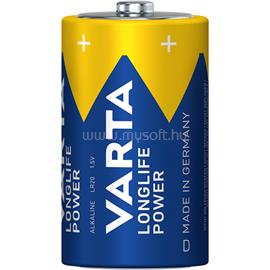 VARTA 4920121422 Longlife Power góliát D (LR20) elem 2db/csomag (műanyagmentes csomagolás) VARTA_4920121422 small