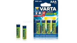 VARTA RECHARGE ACCU POWER elem AAA, újratölthető, 4db/csomag 56703101404 small