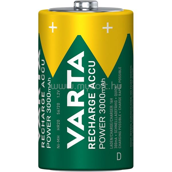 VARTA 56720101402 Ready2Use D (HR20) 3000mAh góliát akku 2db/bliszter