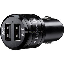 VARTA 57931101401 4,8A univerzális 2xUSB fekete autós töltő Micro USB kábellel VARTA_57931101401 small