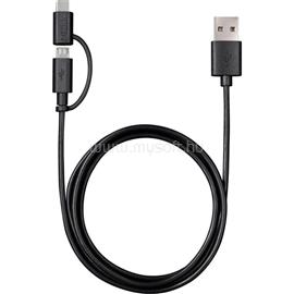 VARTA 57948101401 1m 2in1 USB - microUSB/Type C fekete adat- és töltőkábel VARTA_57948101401 small
