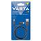 VARTA 57948101401 1m 2in1 USB - microUSB/Type C fekete adat- és töltőkábel VARTA_57948101401 small