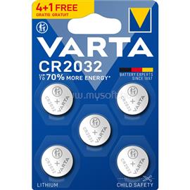 VARTA 6032101495 CR2032 lítium gombelem 4+1db/bliszter VARTA_6032101495 small