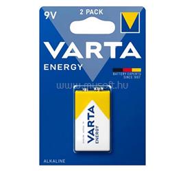 VARTA ENERGY tartós elem 6LR61, alkáli, 1db/csomag VARTA_9V-6LR61 small