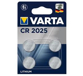 VARTA gombelem (CR2025, 3V, lítium) 4db/csomag VARTA_6025101404 small