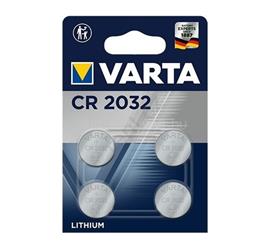 VARTA gombelem CR2032, lítium, 4db/csomag VARTA_6032101404 small