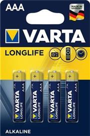 VARTA Longlife alkáli elem AAA 1.5 V (4db/csomag) VARTA_4103101414 small