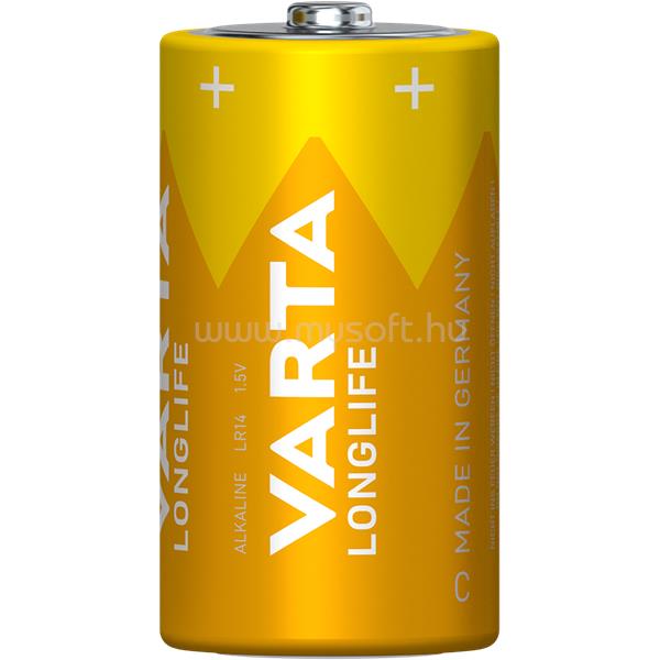 VARTA Longlife bébi C (LR14) elem 2db/csomag (műanyagmentes csomagolás)