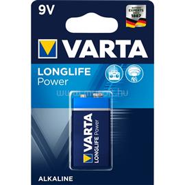 VARTA Longlife Power 9V (6RL61) alkáli elem 1db/bliszter 4922121411 small