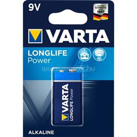 VARTA Longlife Power 9V (6RL61) alkáli elem 1db/bliszter 4922121411 small