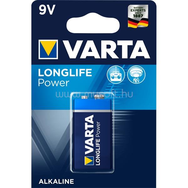 VARTA Longlife Power 9V (6RL61) alkáli elem 1db/bliszter