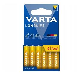 VARTA LONGLIFE tartós elem AAA, alkáli, 6db/csomag VARTA_25147203 small