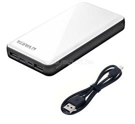 VARTA VARTA POWERBANK ENERGY vésztöltő USB+2 Type-C aljzat 15000mAh, LED jelzés + microUSB kábel, FEHÉR VARTA_2338728 small