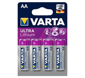 VARTA ULTRA tartós elem AA, lítium, 4db/csomag VARTA_6106301404 small
