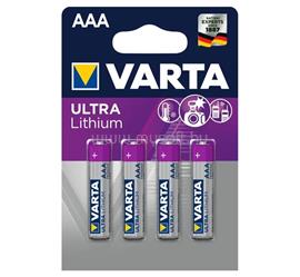 VARTA ULTRA tartós elem AAA, lítium, 4db/csomag VARTA_6103301404 small