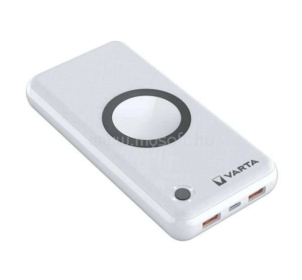 VARTA VARTA vésztöltő 2 USB+Type-C aljzat 20000mAh, LED jelzés, FEHÉR