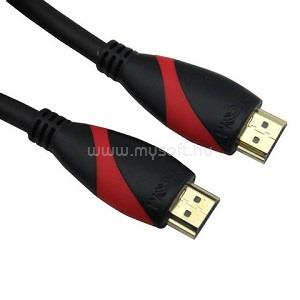 VCOM KÁBEL HDMI (APA-APA)  1.8M (v2.0, 19M/M, 3D) PIROS-FEKETE
