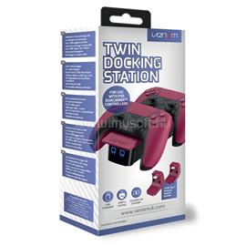 VENOM PS5 Kiegészítő Dupla Töltőállomás "Cosmic Red" Piros, VS5010 VS5010 small