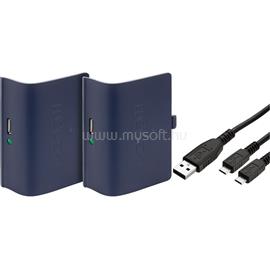 VENOM VS2863 Twin Battery Pack - Xbox One kék akkucsomag (2db) + 2 méter töltőkábel VS2863 small