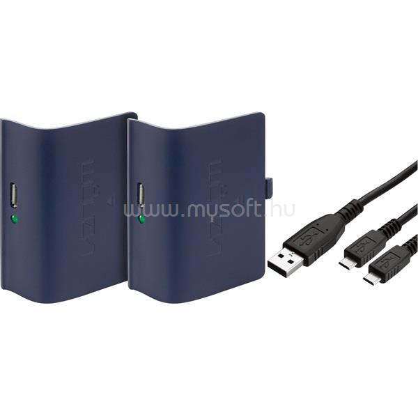 VENOM VS2863 Twin Battery Pack - Xbox One kék akkucsomag (2db) + 2 méter töltőkábel