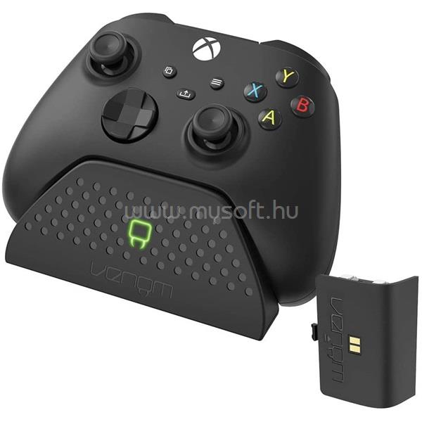 VENOM VS2880 Xbox Series X & S fekete töltőállomás + 1 db akkumulátor