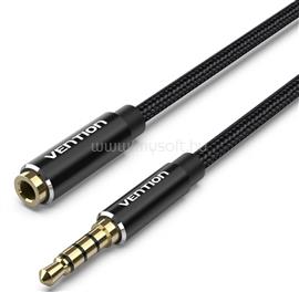 VENTION 3.5mm jack/M -> 3.5mm/F hosszabbító audio 10m kábel (fekete) BHCBL small