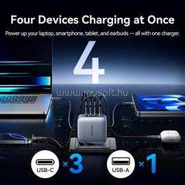 VENTION 4-Port USB GaN Charger Grey TZ-FETH0-EU small