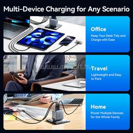 VENTION 4-Port USB GaN Charger Grey TZ-FETH0-EU small