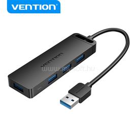 VENTION 4-Portos USB 3.0 Hub táppal 0,15m (fekete) CHLBB small