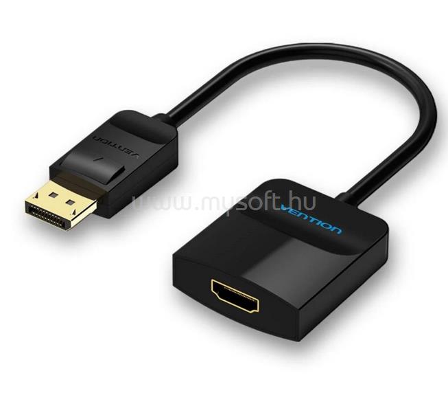 VENTION Displayport -> HDMI 0,15m konverter (fekete)