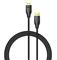 VENTION Displayport/M -> Displayport/M (Szövet, fekete), 1,5m, kábel HCCBG small