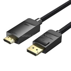 VENTION DisplayPort/M -> HDMI 4K,szövet 5m, kábel (fekete) HFKBJ small