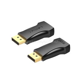 VENTION DisplayPort/M -> HDMI/F, (4K, PVC, fekete), adapter HBPB0 small