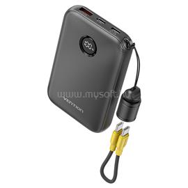 VENTION FKAB0-C 10000mah, (fekete,22,5W) , powerbank FKAB0-C small