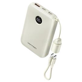 VENTION FKAN0-C 10000mah, (bézs,22,5W), powerbank FKAN0-C small