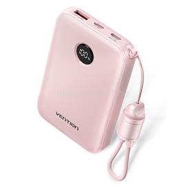 VENTION FKAP0-C 10000mah, (rózsaszín,22,5W), powerbank FKAP0-C small