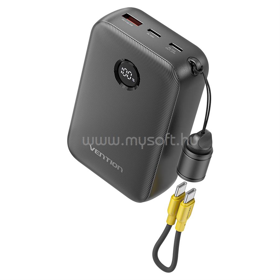 VENTION FKBB0-C 20000mah, (fekete ,22,5W), powerbank