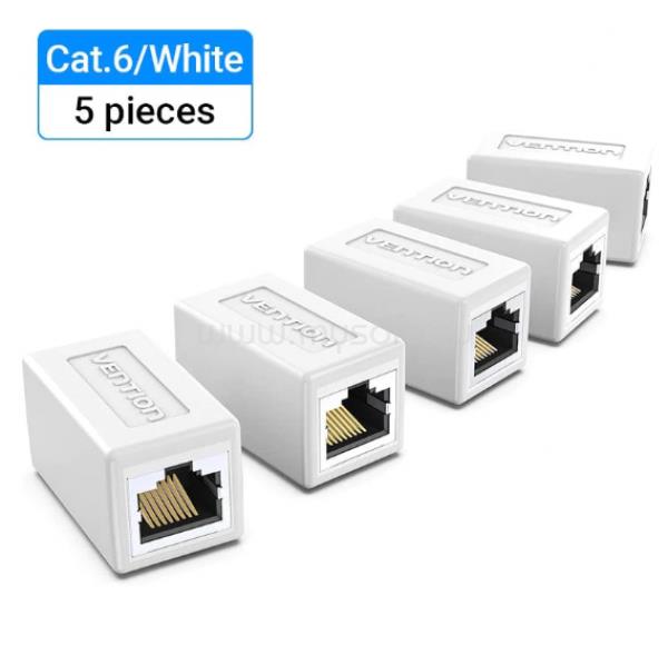 VENTION FTP Cat.6,Keystone jac 5db csatlakozó (fehér)