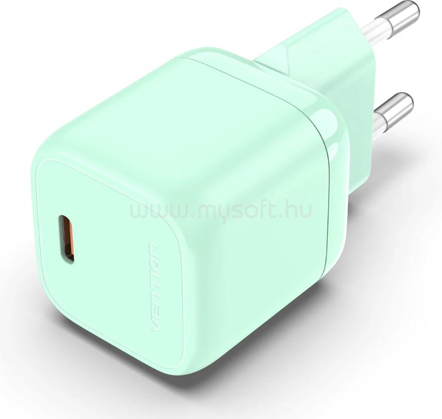 VENTION Hálózati adapter USB-C 30W (zöld)